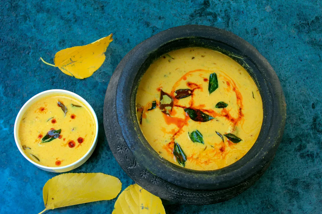 Kadhi in a clay handi