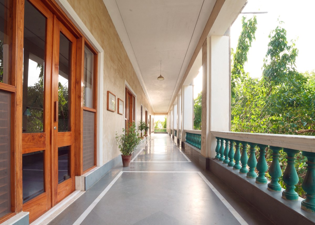 The veranda approach to the Deluxe rooms